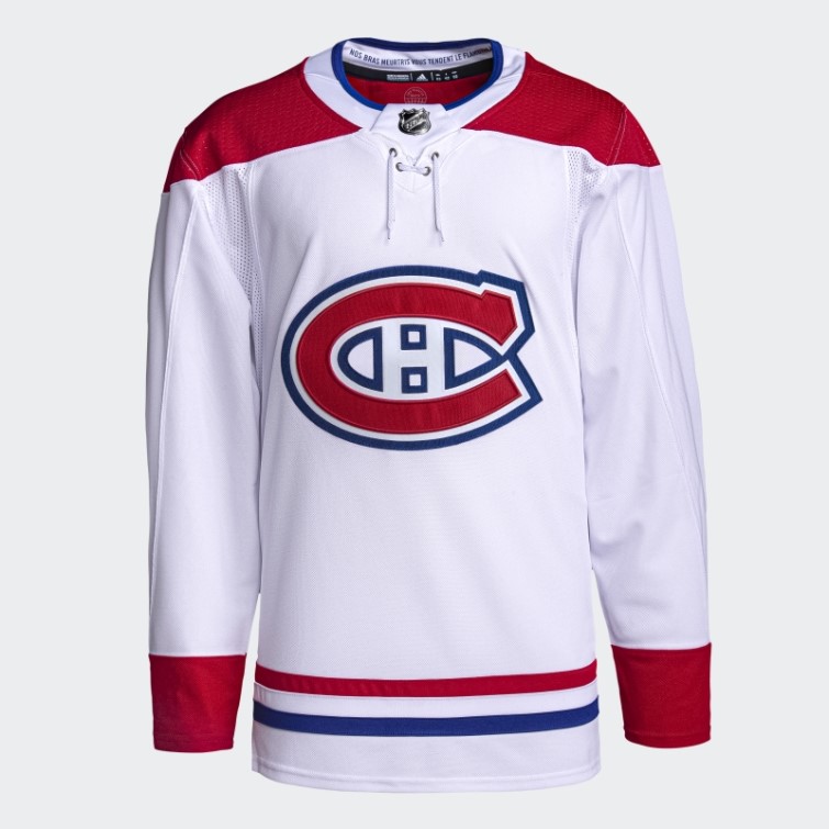 Canadiens Away Authentique Maillot Pro Blanc Adidas