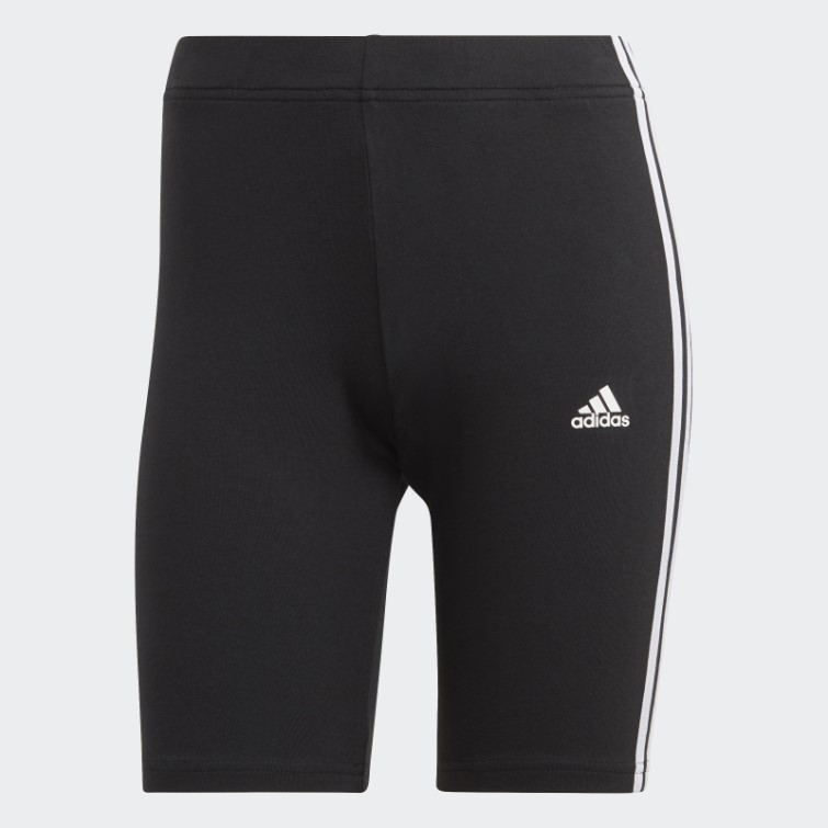 Short Cycliste Essentials 3 Bandes Noir Adidas