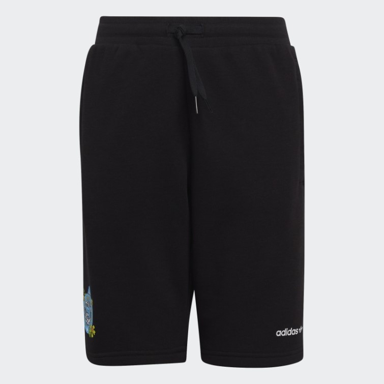Short De Plage Stoked Graphique Noir Adidas