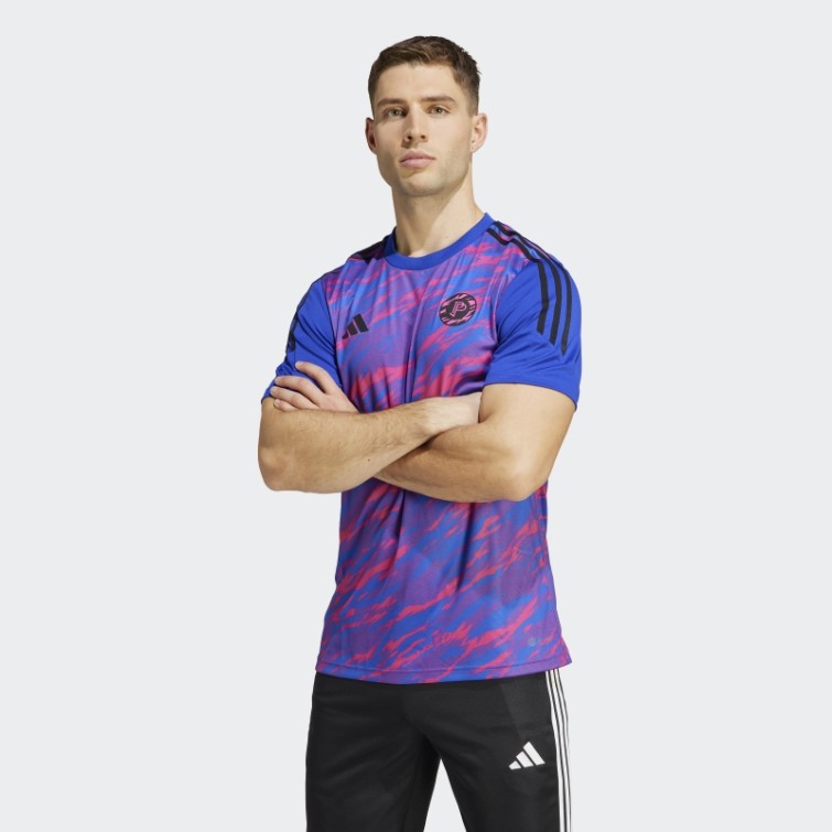Adidas Maillot D'entrainement Pogba Bleu Fashion