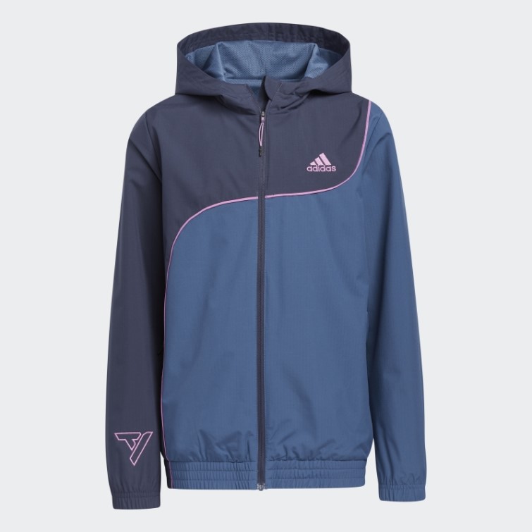 Veste Adidas Bleu Marine Big Kids Trae Young