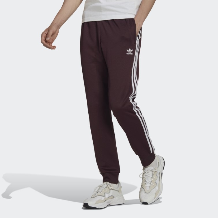 Adicolor Classics Primeblue Sst Pantalon De Survêtement Bordeaux Adidas