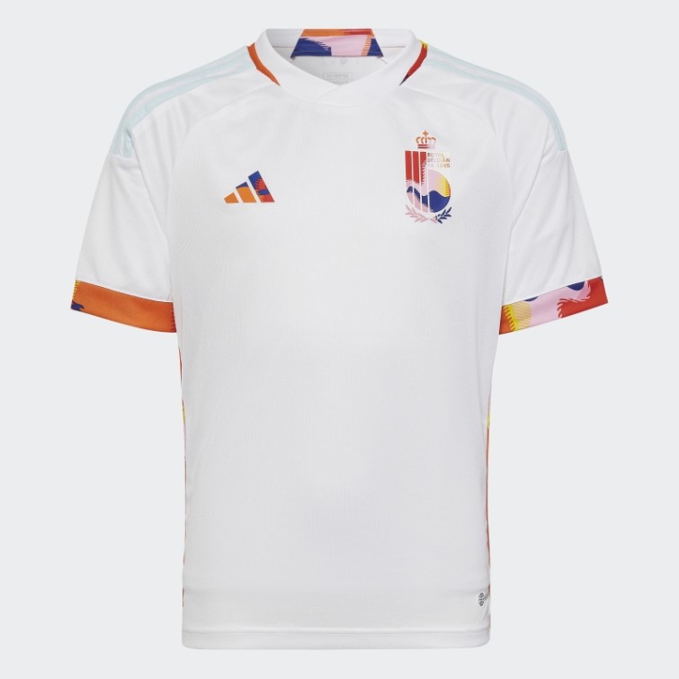 Maillot Extérieur Belgique 22 Blanc Adidas