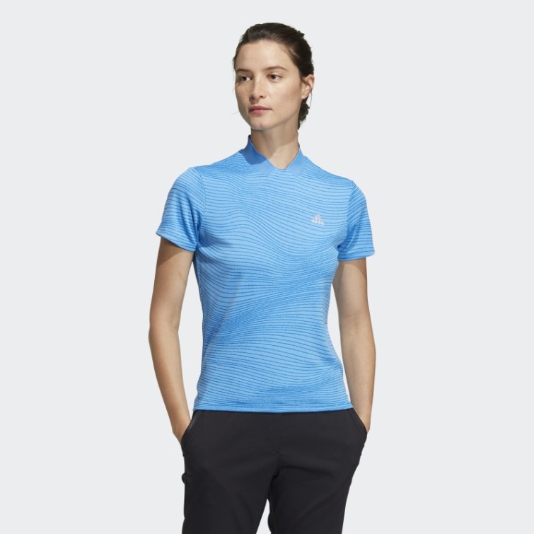 Chemise Adidas Made To Be Remade Col Côtelé Bleu