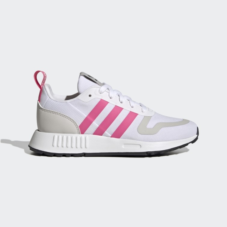 Blanc/magenta/gris