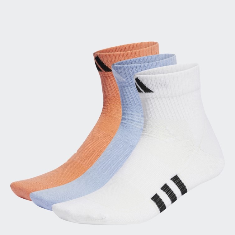 Chaussettes Mi-hautes Performance Light 3 Paires Adidas Corail