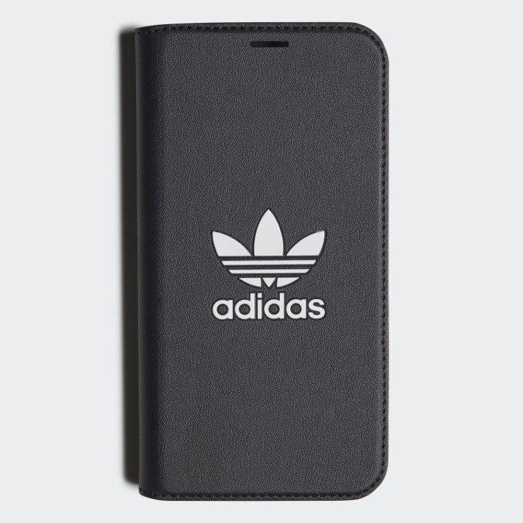 étui De Mode Adidas Ou Livret Noir Pour Iphone 12 / 12 Pro