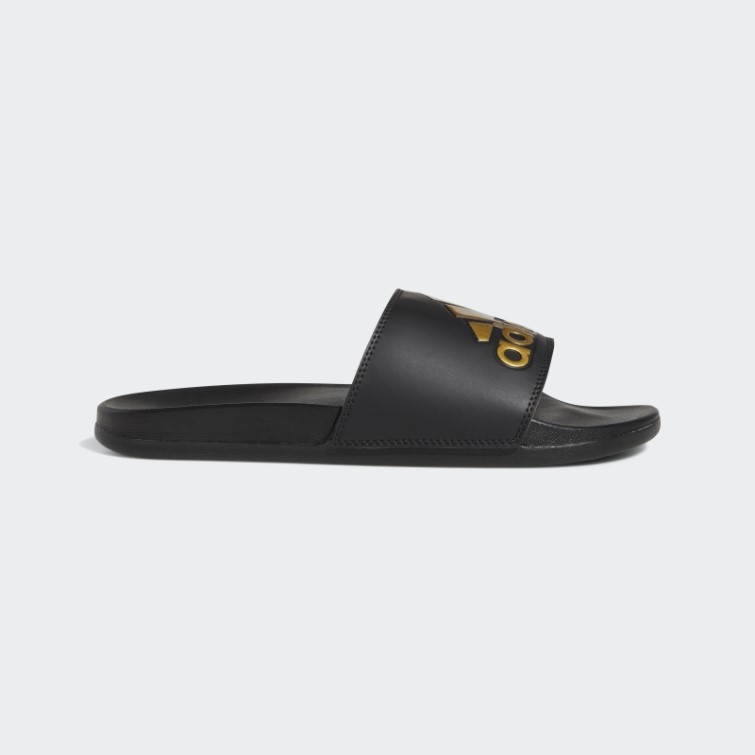 Adidas Adilette Comfort Slides Or Métallisé