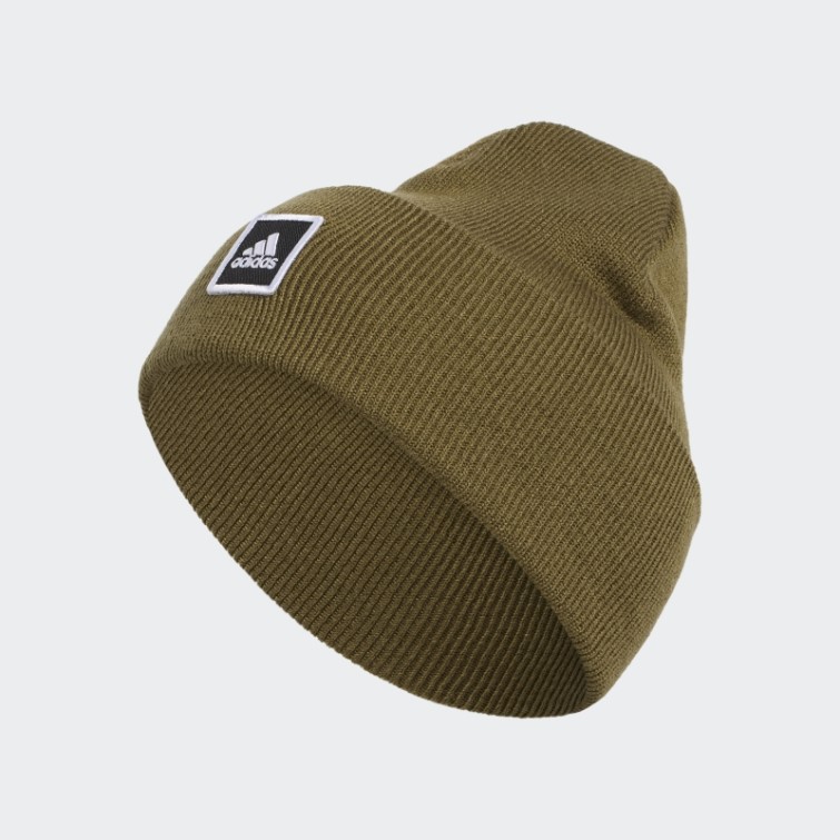 Bonnet à Revers Large Adidas Olive