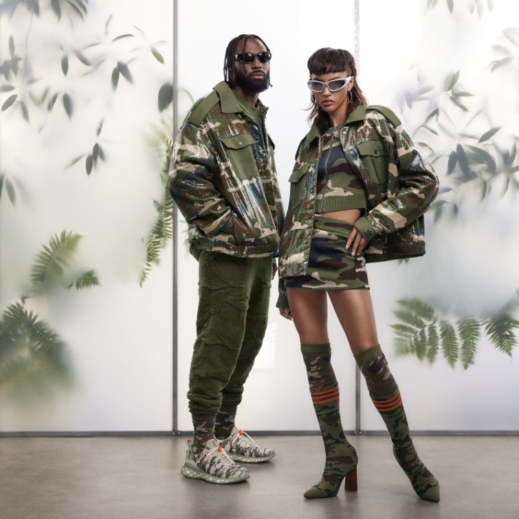 Adidas Veste à Sequins (tous Genres) Aop Camo