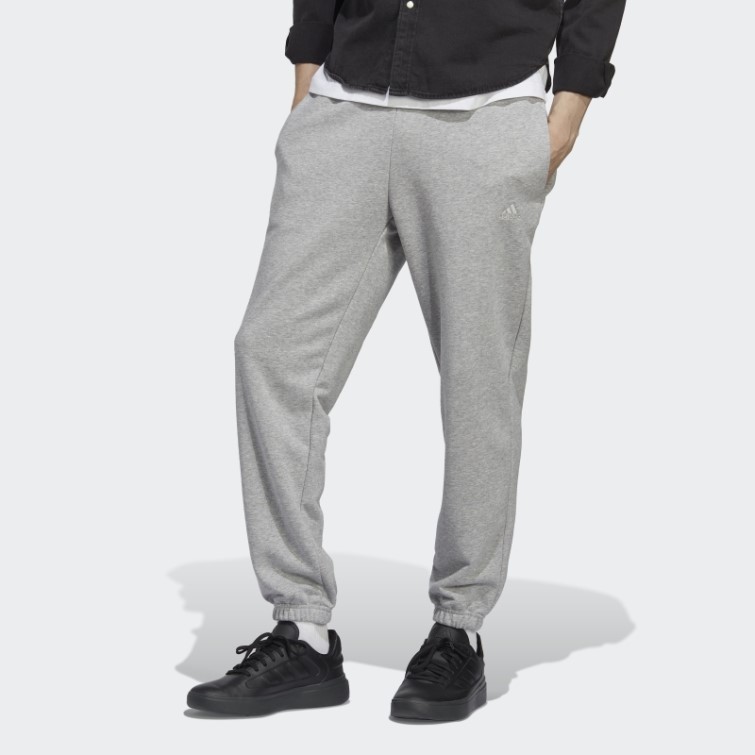 Adidas Pantalon All Szn French Terry Gris Moyen