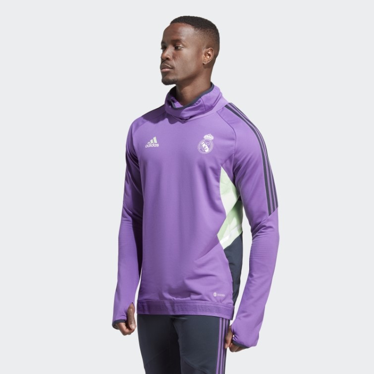 Adidas Real Madrid Condivo 22 Pro Training Top Violet