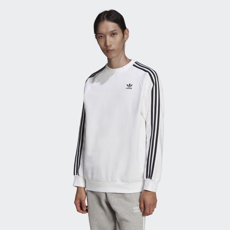 Adicolor Classics 3-stripes Crew Sweat Adidas Blanc