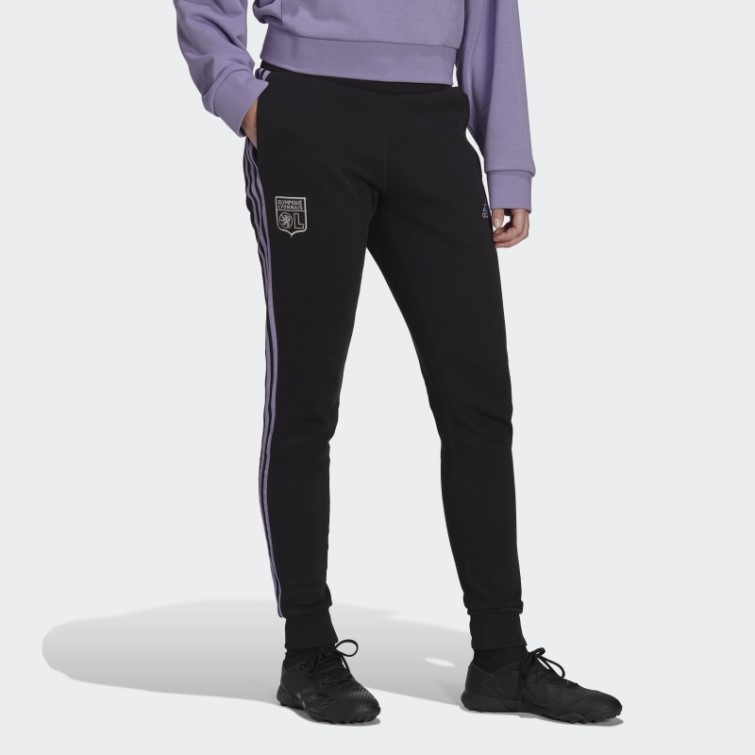 Pantalon De Survêtement Sweat Olympique Lyonnais Adidas Noir