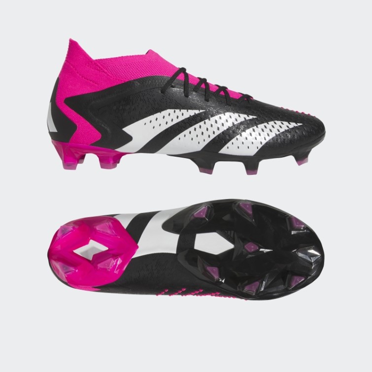 Adidas Predator Precision.1 Chaussures De Sol Ferme Noires