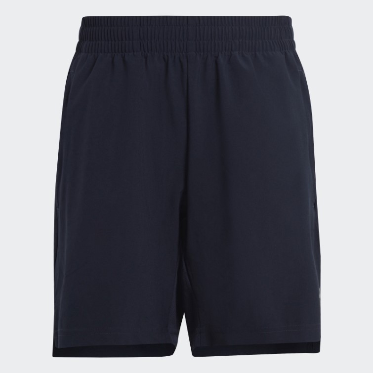 Adidas Aeroready 3-stripes Short Tissé Argent élégant