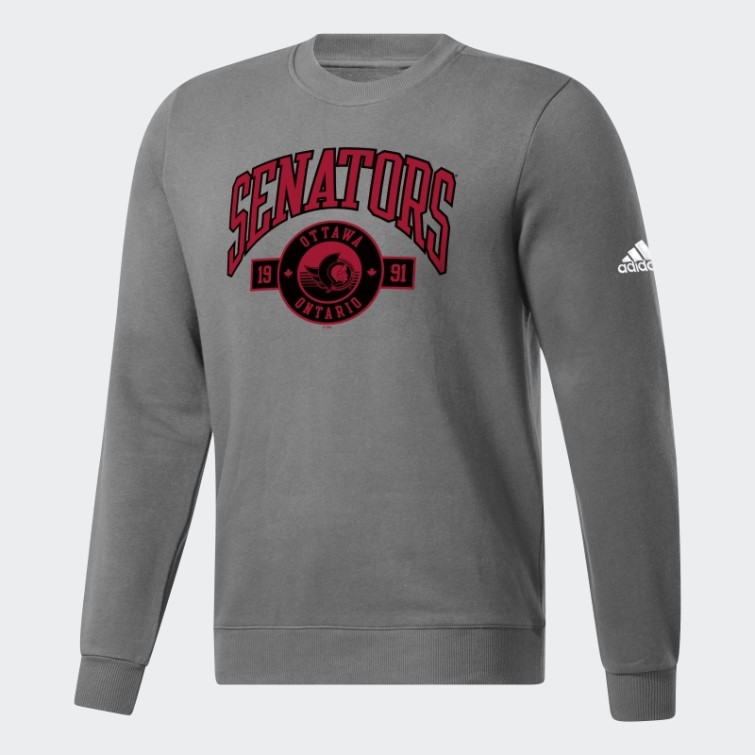 Sénateurs Polaire Crew Sweat Gris Adidas