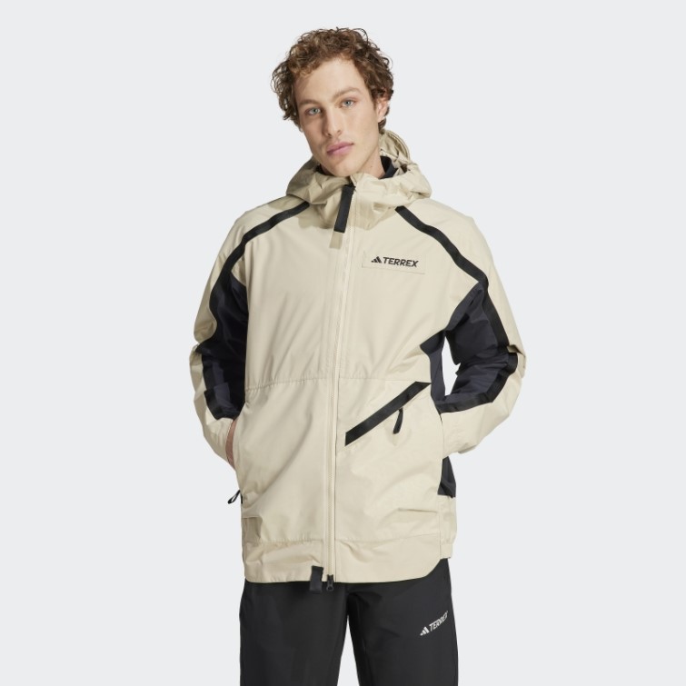 Terrex Utilitas Rain.rdy Veste De Pluie 2,5 Couches Savane Adidas
