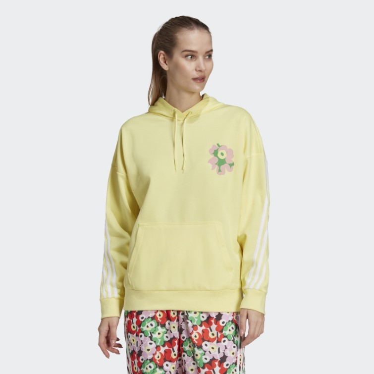 Perle Citrine Adidas X Marimekko Sweat à Capuche Chaud