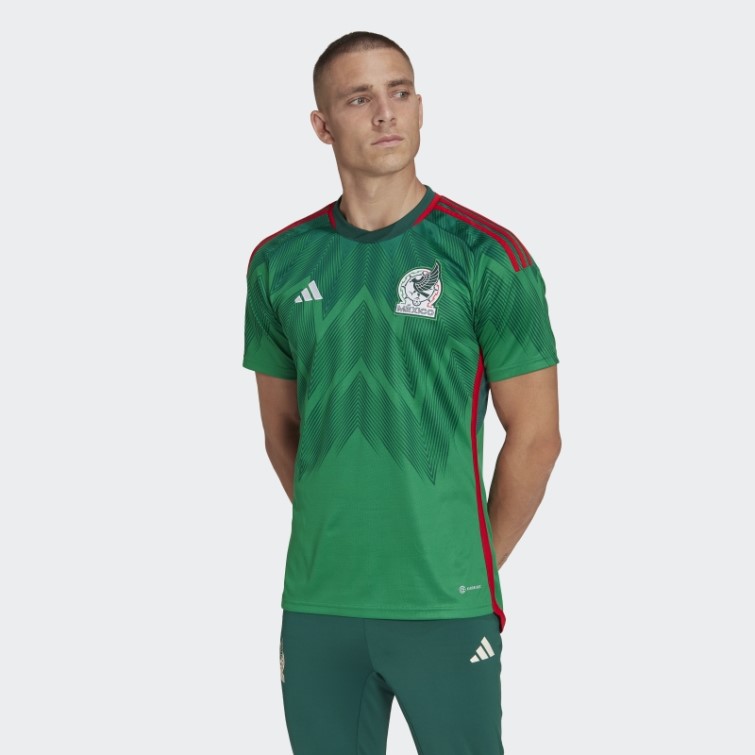 Adidas Mexico 22 Maillot Domicile Vert Chaud