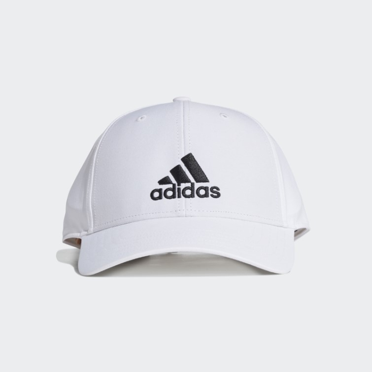 Casquette De Baseball Brodée Légère Adidas Blanc