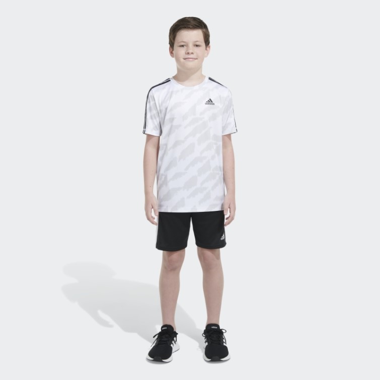 T-shirt Xpress Imprimé Allover Blanc Adidas