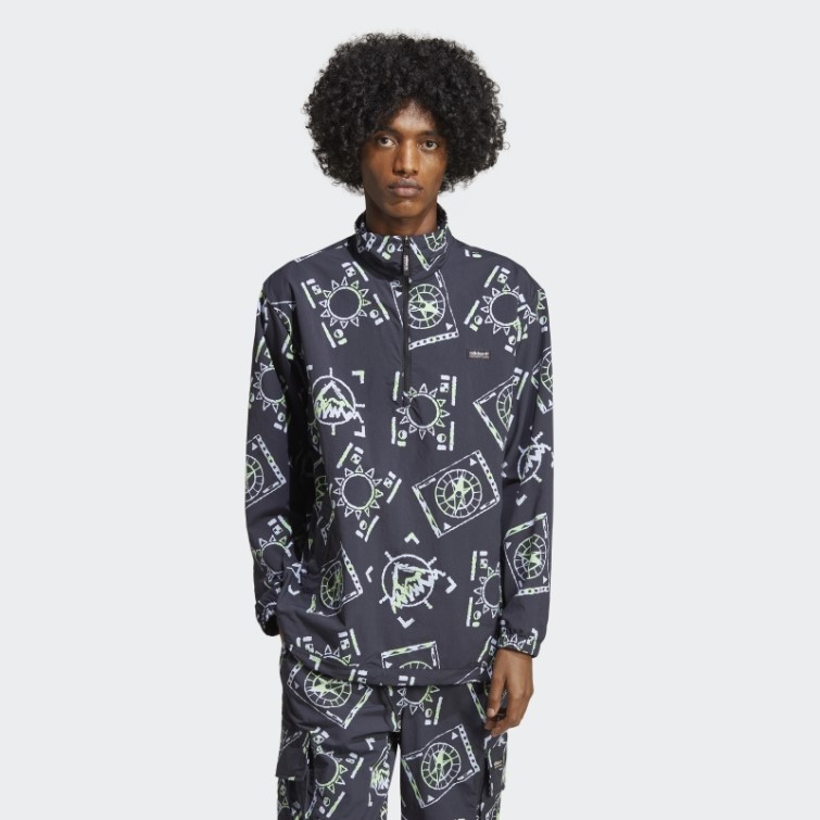 Anorak Multicolore Adidas Aventure Allover Print Archive (non Genré) Chaud