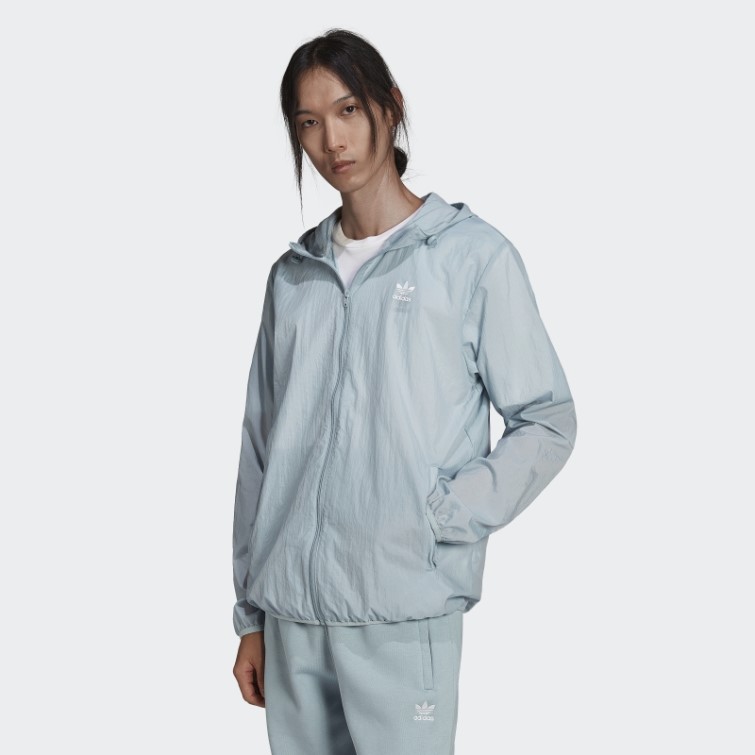Adidas Coupe-vent Adicolor Essentials Trèfle Gris