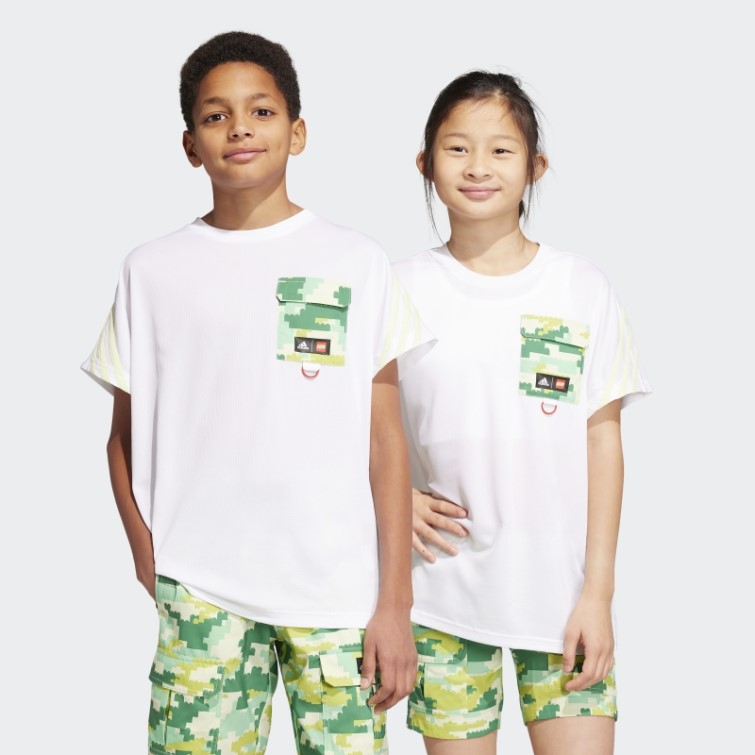 T-shirt Adidas X Lego Play Blanc Chaud
