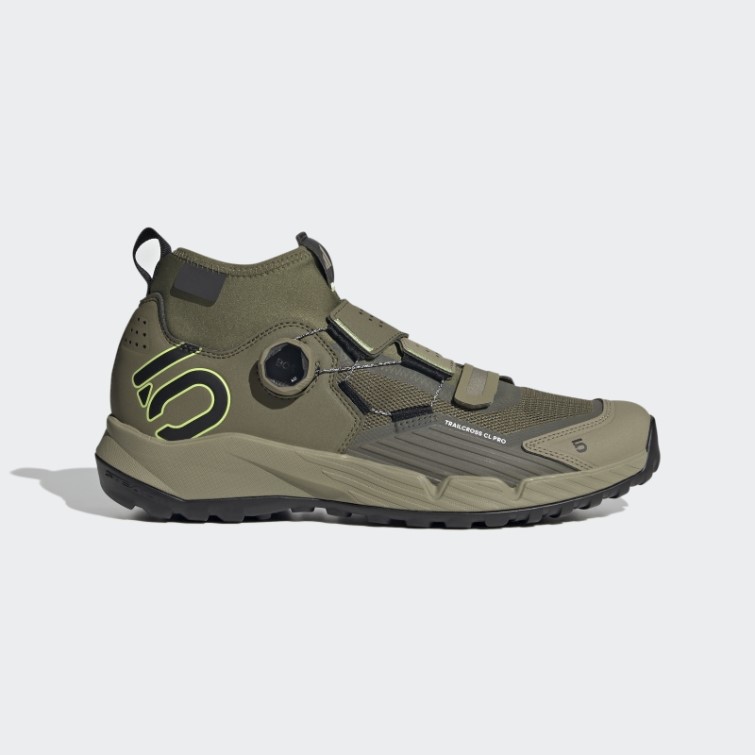 Adidas Olive 5.10 Trailcross Pro Chaussures De Vélo De Montagne Clip-in