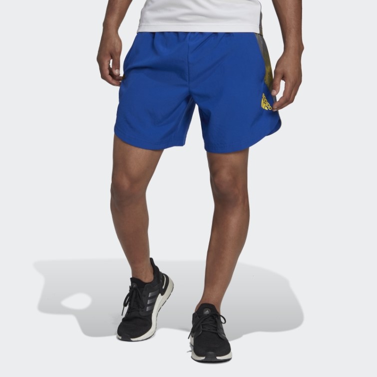 Bleu Royal Conçu Pour Le Mouvement Short D'entraînement Graphique Aeroready Hiit Adidas