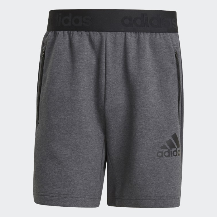 Short Aeroready Adidas Conçu Pour Déplacer Le Mouvement Gris Foncé