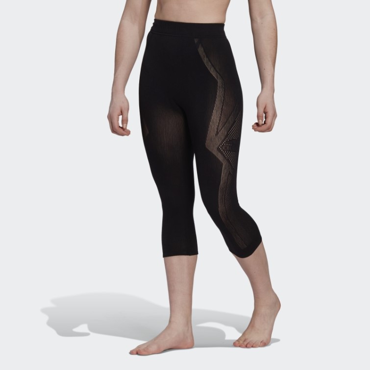 Collant 3/4 Noir Adidas Terrex Drynamo Eco Mérinos
