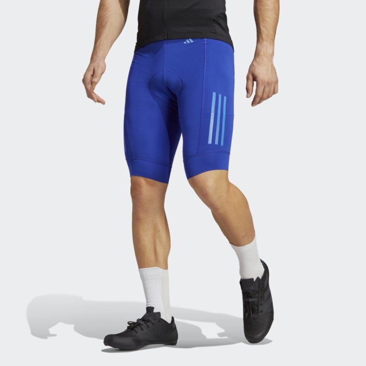 Le Short Cycliste Rembourré Bleu Adidas