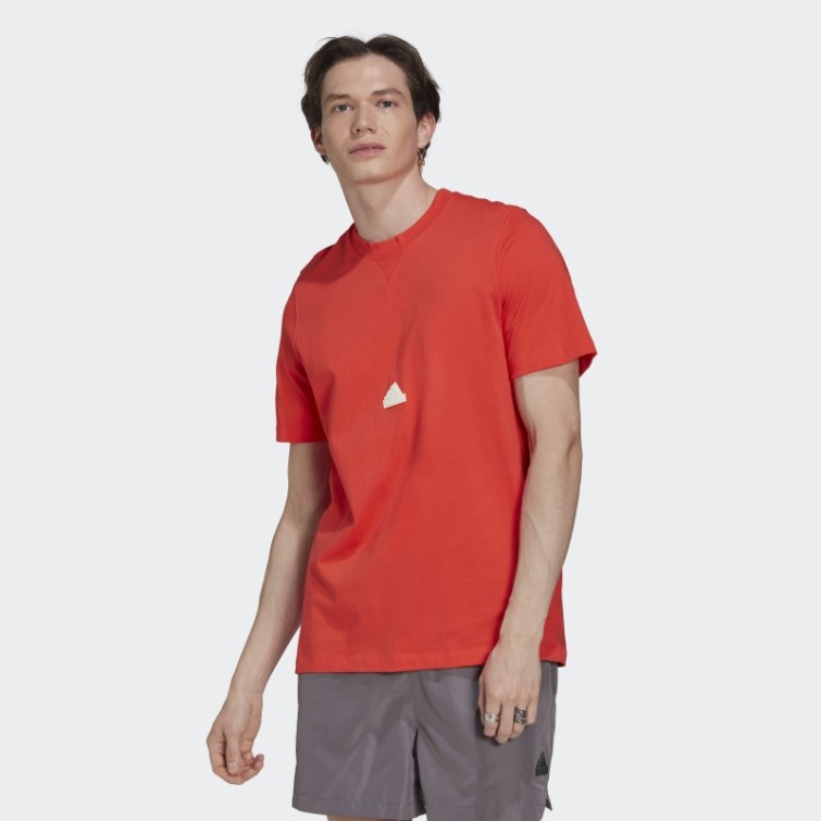 Adidas T-shirt Classique Rouge
