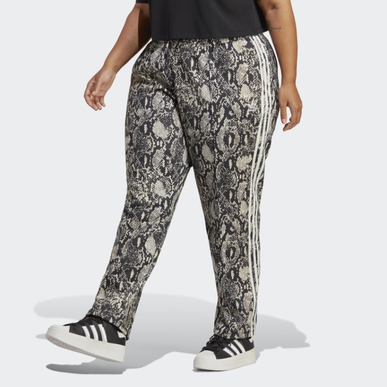 Pantalon De Survêtement En Python Noir (taille Plus) Adidas