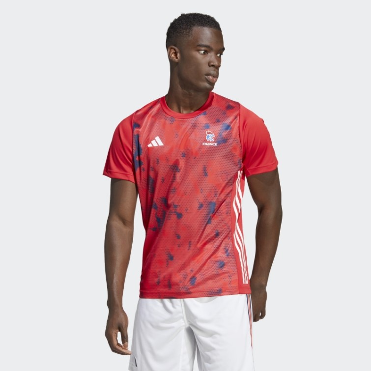 Tee Shirt Adidas France Handball Rouge