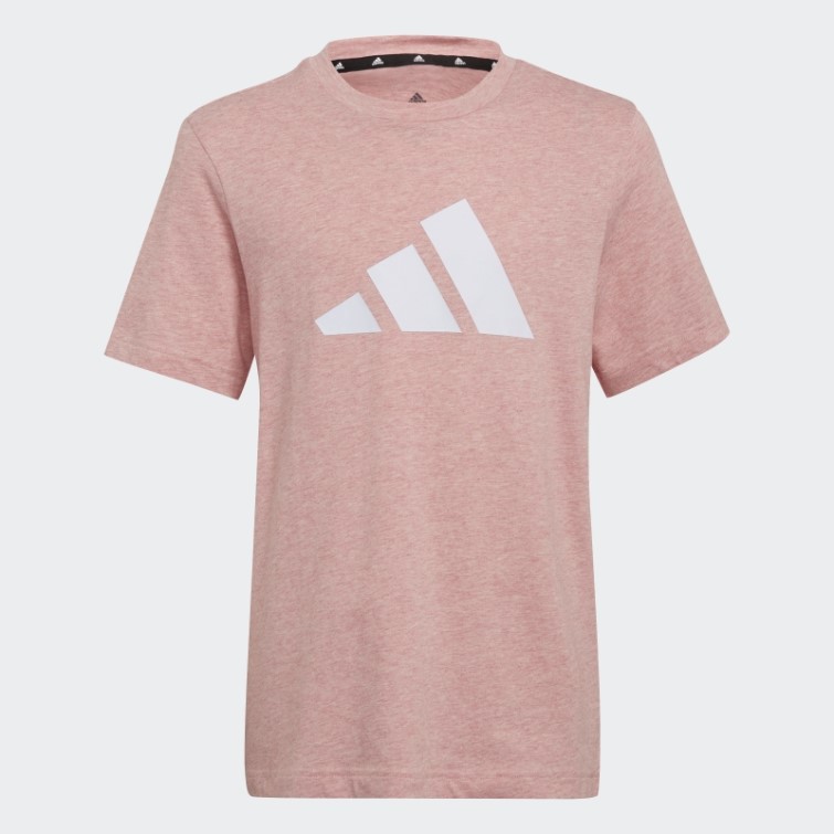 Adidas Future Icons T-shirt Logo 3 Bandes Mauve Mel