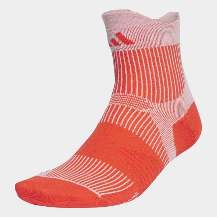 Chaussettes Adidas Running Adizero Heat.rdy Blanc