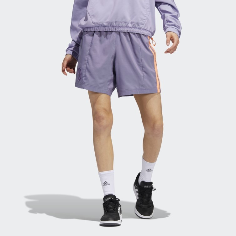 Adidas Hoop York City épinglé Short Tech Violet