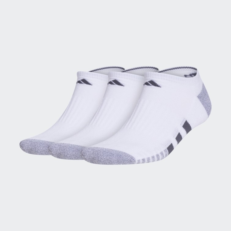 3 Paires De Chaussettes Invisibles Matelassées Blanches Adidas
