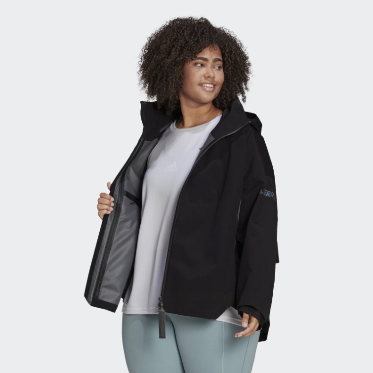 Veste Adidas Terrex Ct Myshelter Rain.rdy (grande Taille) Noir