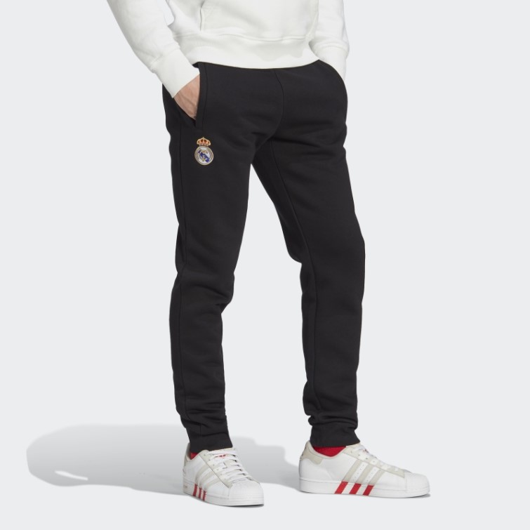 Adidas Pantalon De Survêtement Real Madrid Essentials Trèfle Noir