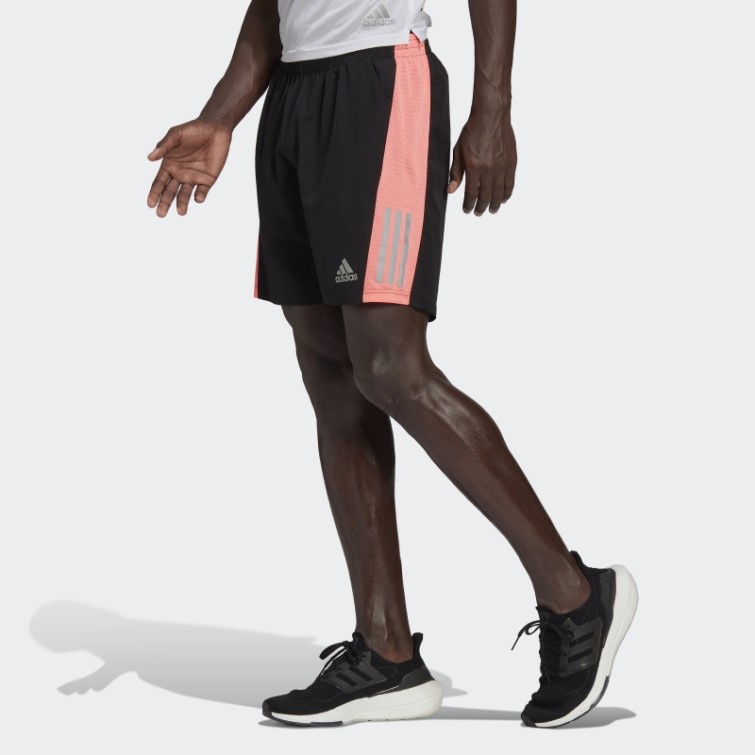 Adidas Possède Le Short De Course Rouge Acide
