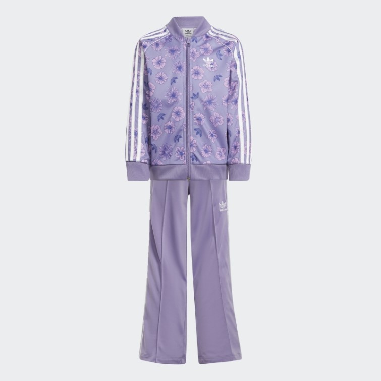 Survêtement Adidas Lilas à Fleurs