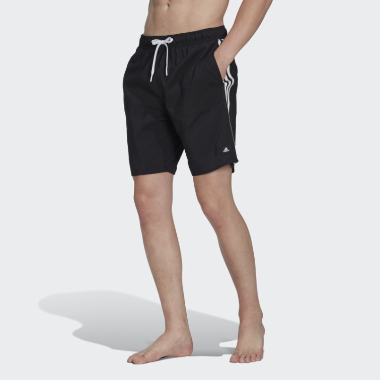 Adidas 3-stripes Clx Short De Bain Noir