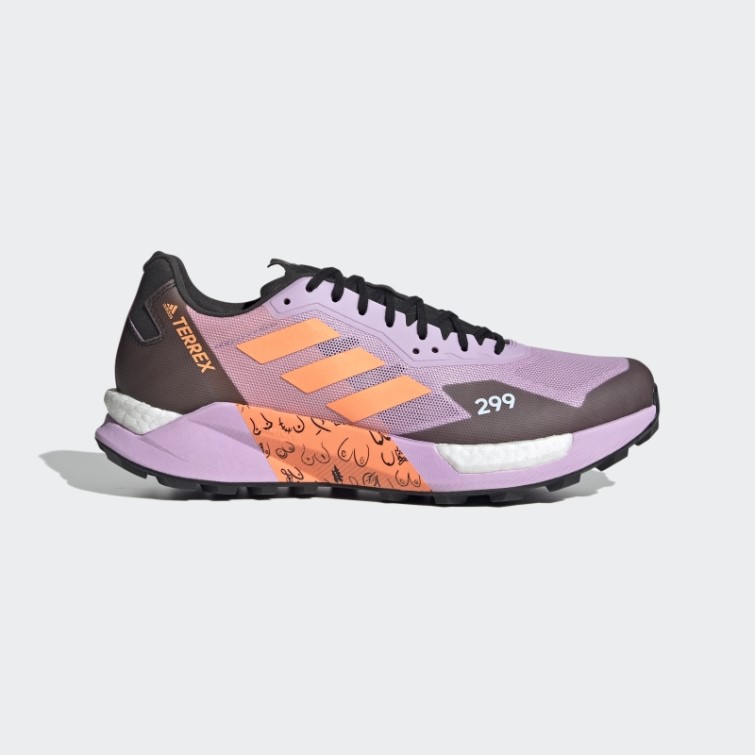 Terrex Agravic Ultra Trail Running Chaussures Lilas Adidas