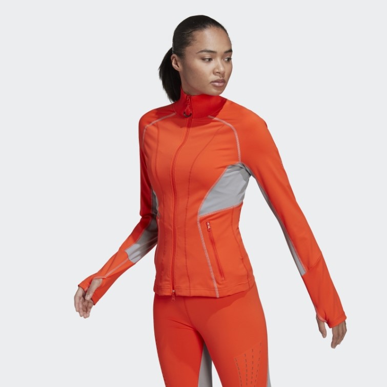 Adidas By Stella Mccartney Couche Intermédiaire D'entraînement Truepurpose Orange Mode