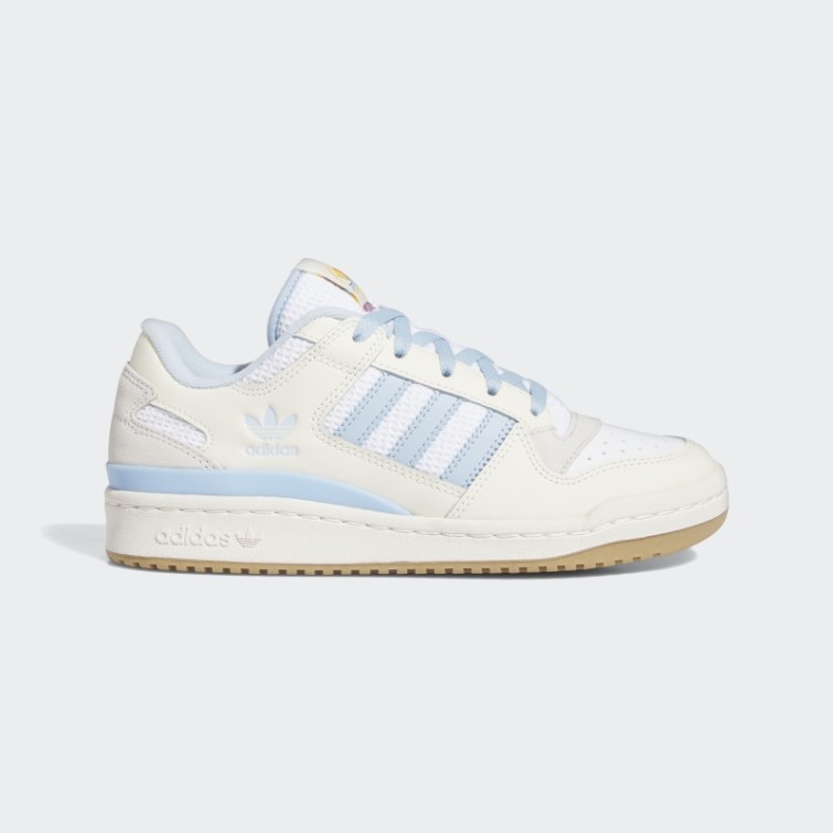 Chaussures Adidas Forum Mid Blanches