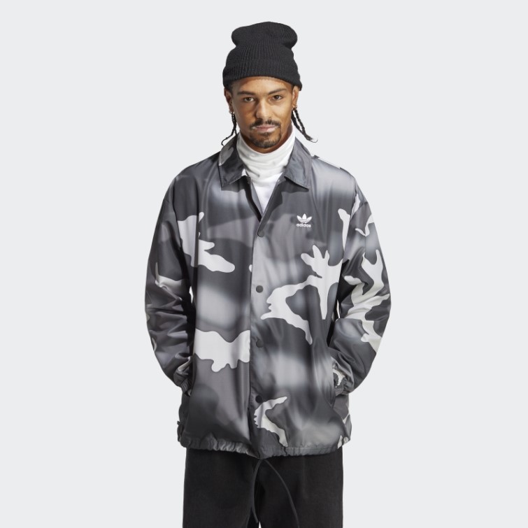 Graphique Camo Coach Veste Noir Adidas